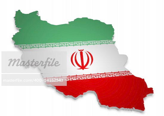 iran map green