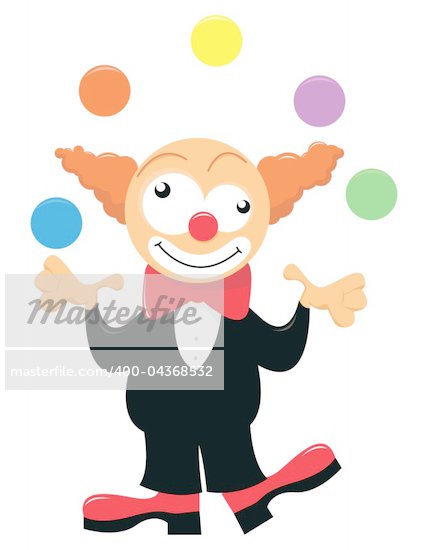 Circus Juggler Cartoon