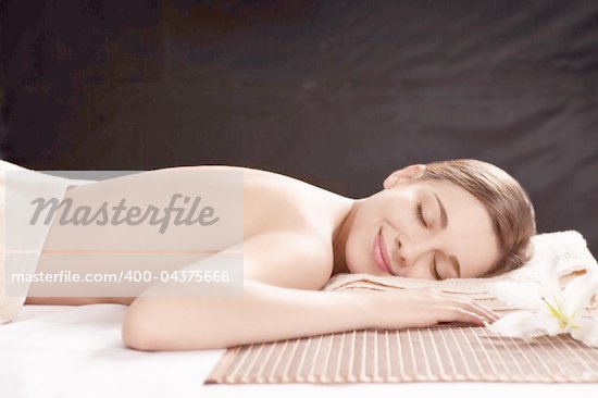 Young naked girl in spa salon Stock Photo Crestock RoyaltyFree Artist