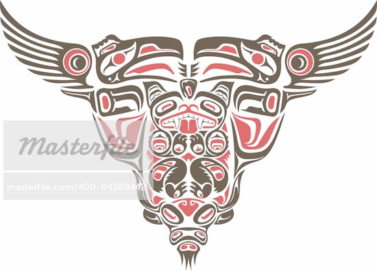  symbol symbol all meanings tattoo totem pole tribal vector white wolf