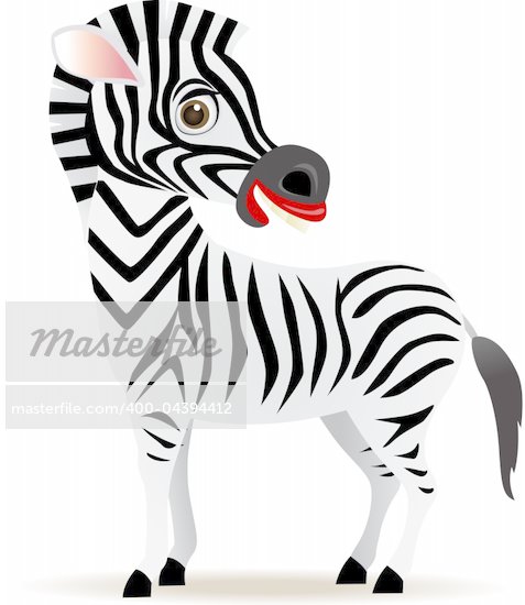 Zebra In Cartoon