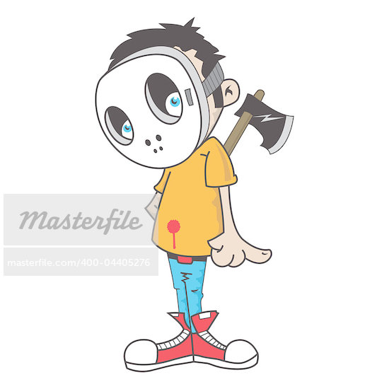 Hockey Mask Cartoon