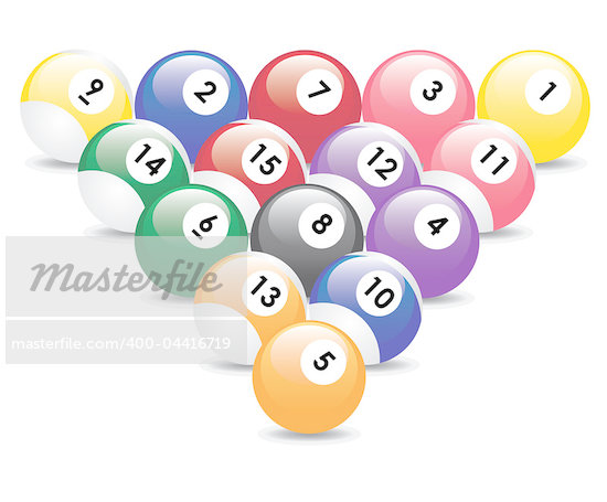 billiards ball colors