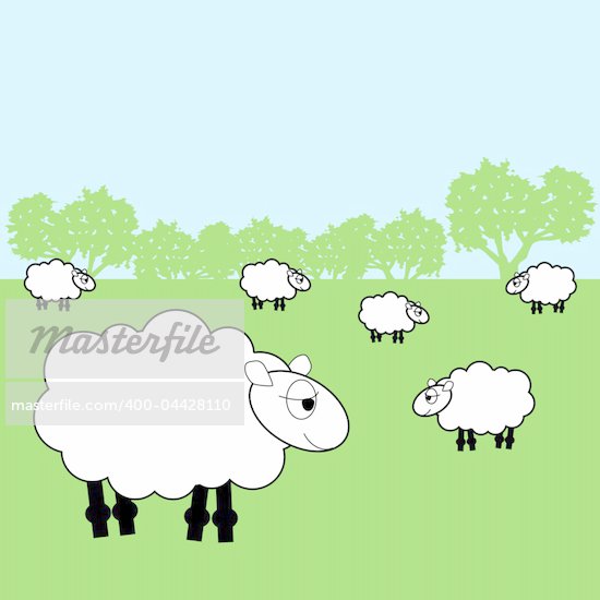 Cute Sheep Drawings