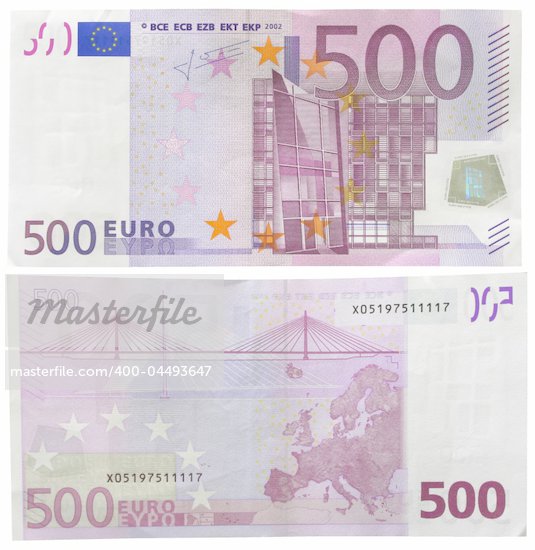 one euro bill