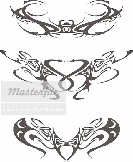 tribal wings tattoo designs palm tattoo vine tattoo designs