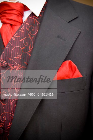  person red shirt special spouse stem suit tie tuxedo wedding white