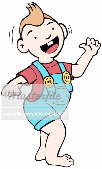 Clipart Child Walking