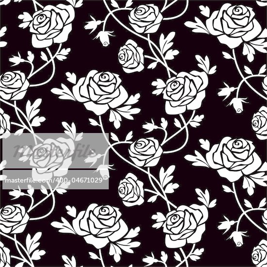 Black Rose Pattern