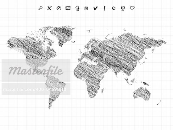 africa sketch map