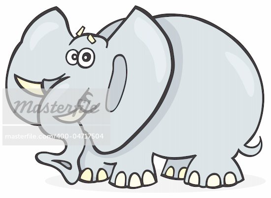 african elephants cartoon