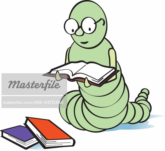 Bookworm Cartoon