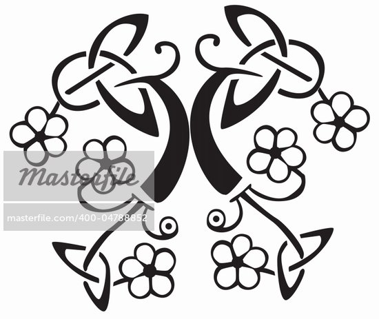 black vine designs