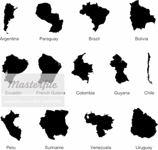 Brazil Country Shape