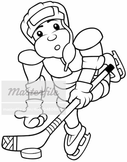 Hockey Player Drawings