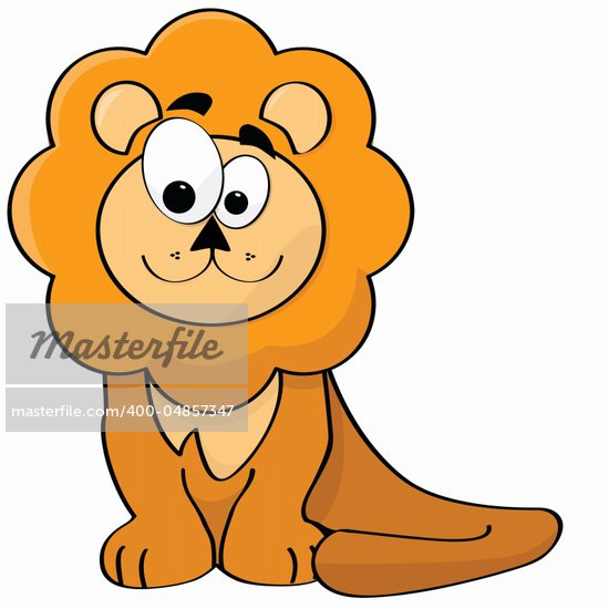 Cute Lion Drawing