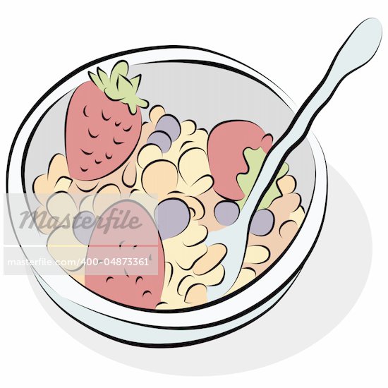 Cereal Bowl Cartoon