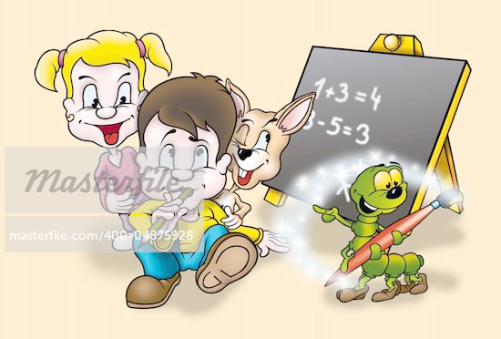 Calculating Cartoon