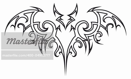 Bat Tribal Designs