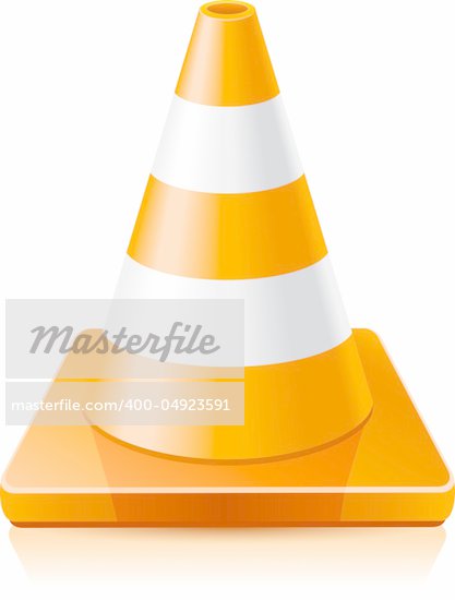 construction cone icon