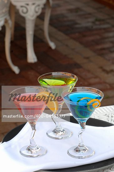 Colorful Alcohol Shots