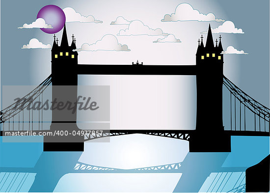 london bridge outline