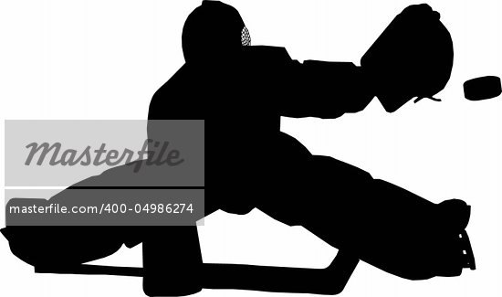 Hockey Goalie Silhouette