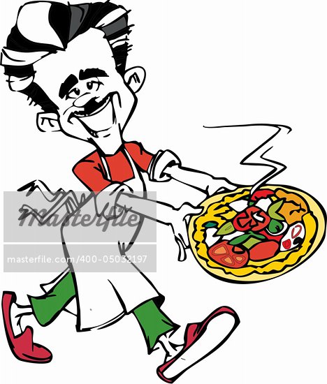 Cartoon Italian Man