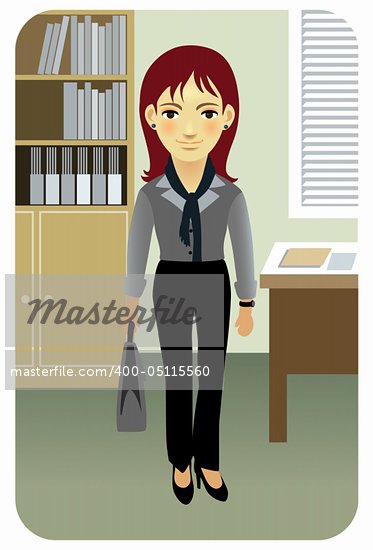 Office Background Cartoon