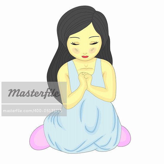 person bowing clipart