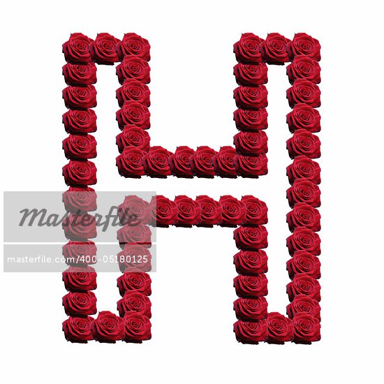 Red Alphabet Letters