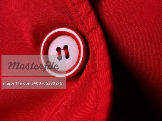 Red Clothes Button