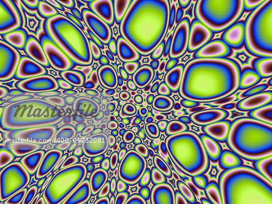 Trippy Green Background