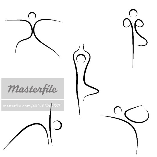 free yoga graphics