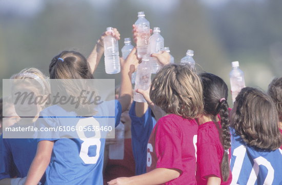 Football Water Girls