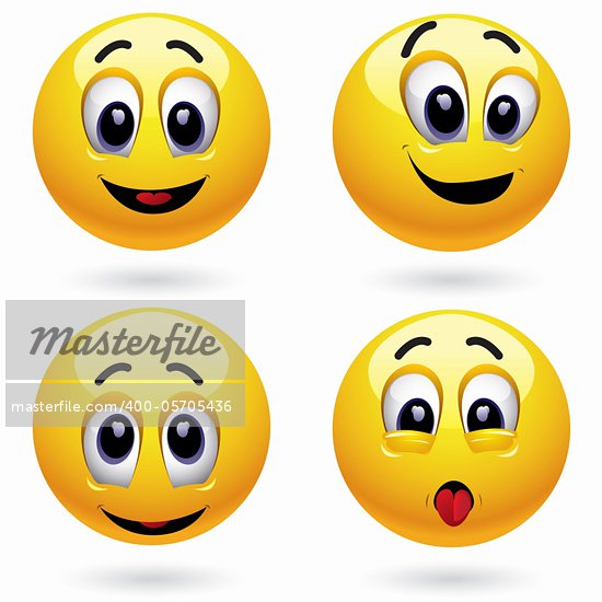 Smiling ball being happy and enjoying Stock Photo - Royalty-Free, Artist: dejanj01                      , Code: 400-05705436