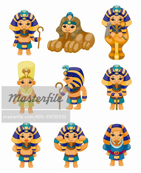 Egyptian Gods Cartoon