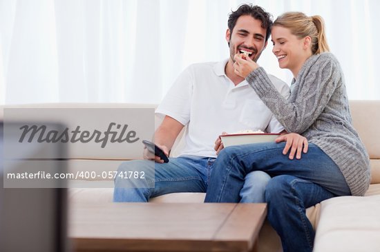 Couple Watching Tv