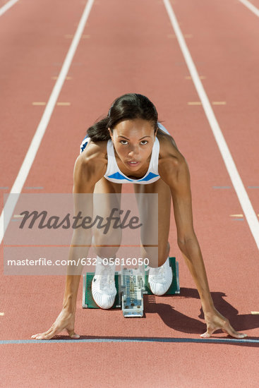 Woman Crouched