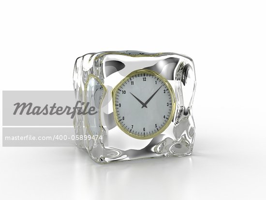 Ice Cube Clock