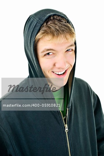 Man Wearing Hoodie