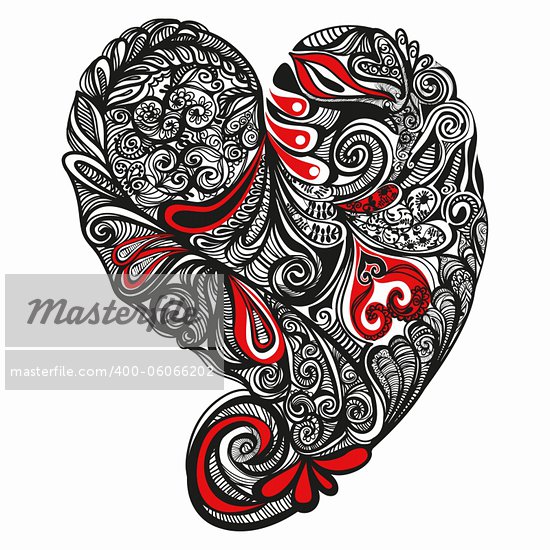 Drawn Heart Designs
