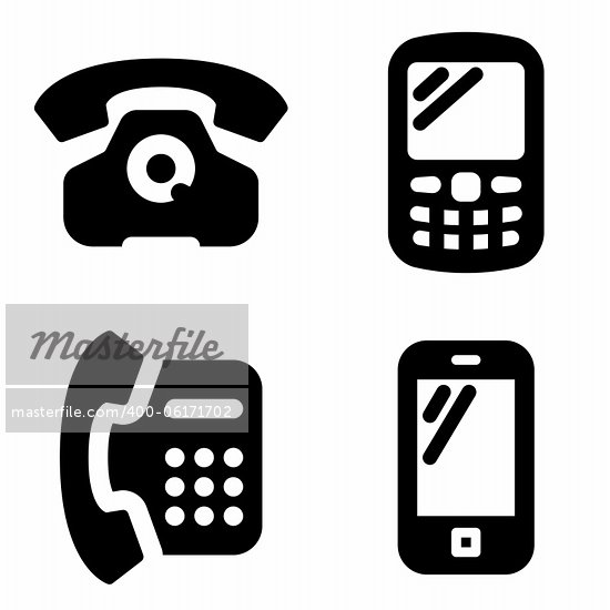 Black Mobile Icon