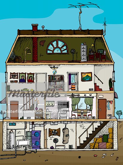 Cartoon Home Inside