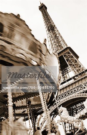  - 700-00031700em-Eiffel-Tower-and-Merry-Go-Round-Paris--France---