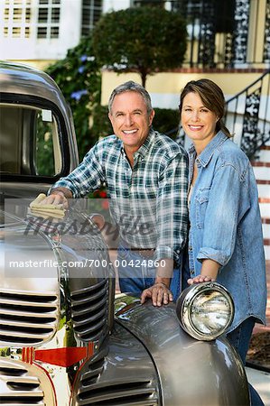  - 700-00424860em-Couple-Posing-with-Classic-Car---