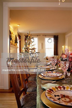  - 700-00521594em-Table-Set-for-Christmas-Dinner---