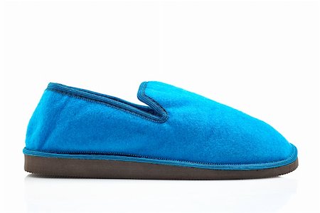simsearch:857-03192847,k - Lady blue slipper, isolated on white background. Path included Foto de stock - Super Valor sin royalties y Suscripción, Código: 400-04002428