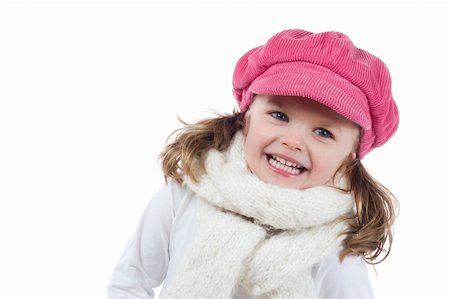 simsearch:400-07509444,k - cute little girl with pink hat Stock Photo - Budget Royalty-Free & Subscription, Code: 400-04003092