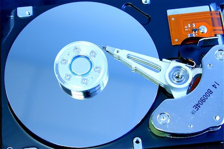 simsearch:400-05238336,k - Hard disk drive details isolated image Stock Photo - Budget Royalty-Free & Subscription, Code: 400-04015328